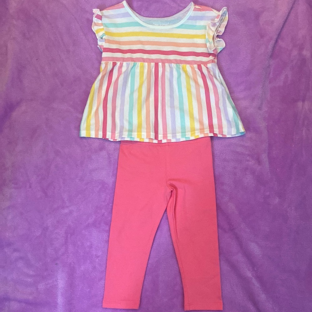 12-18 month the children’s place 2 piece top and bottom set
